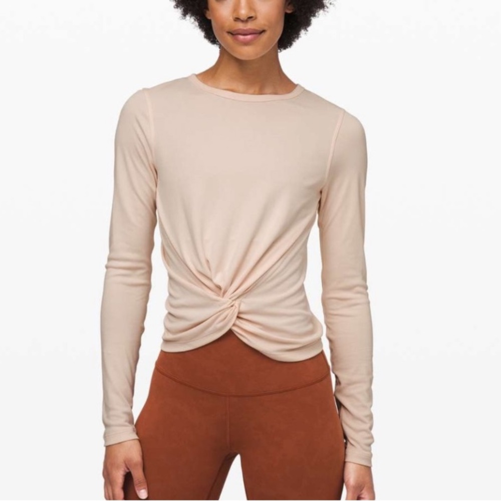 Lululemon Twist Front Longsleeve  Top